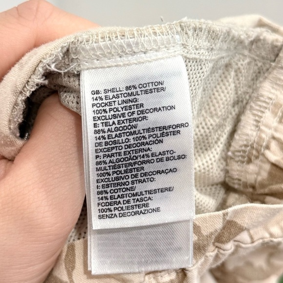 The North Face Cotton Shorts Tan Brown Women’s Size Small - Picture 4 of 4